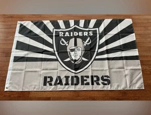 Las Vegas Raiders Flag New In Package 3x5 ft Flag Banner NFL - Picture 1 of 2