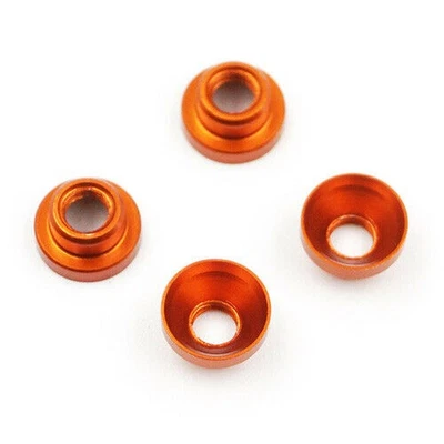 YEAH RACING ALUMINIUM SERVO UNTERLEG BEFESTIGUNGSSCHEIBE ORANGE  # YA-0577OR - Bild 1 von 4