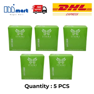 5 x Original 50pcs Health ITSUKI KENKO Cleansing Detox Foot Pads Patches - Picture 1 of 7