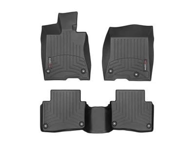 Forro de piso WeatherTech para Acura RLX 2016-2020 - 1ª y 2ª fila, negro Foto 1 de 4