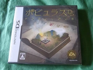 Unopened DS Populous DS Real Time Simulation Nintendo DS Japan Game Cartridge - Picture 1 of 2