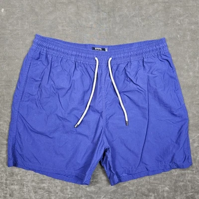 Vilebrequin Shorts Mens 2XL Blue Swim Trunks Elastic Waist Mesh Lined Drawstring - Image 1 of 4
