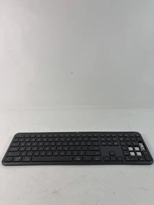 Logitech Signature Slim K950 Wireless Keyboard - Graphite (READ) Works - Picture 1 of 5