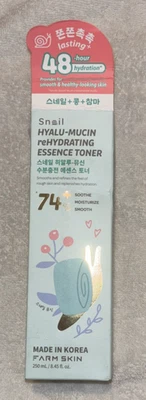 Tónico esencia rehidratante Farm Skin Snail Hyalu-Mucin Foto 1 de 4