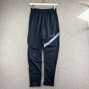 Nike Dri-Fit Joggers Youth XL 158- 170cm Black Training Gym Workout Zipped - Picture 1 of 9
