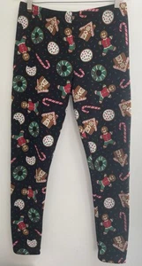 Faded Glory Women's Christmas Holiday Cozy Fleece Pull On PJ Pants Black L 12-14 - Picture 1 of 4