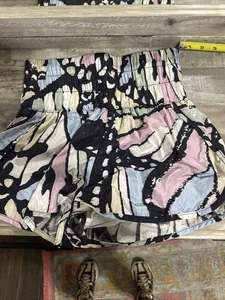 Pantalones Cortos Free People FP Movement The Way Home Estampado Mariposa Talla S - Imagen 1 de 6