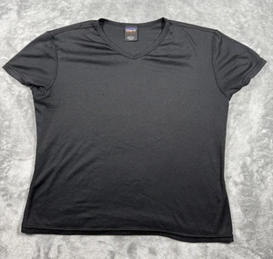 Patagonia Capilene Chemise Homme Large Noir Made USA Baselayer Performance Tee - Photo 1/7