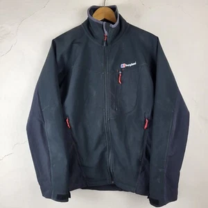 Berghaus Mens Small Ghlas Windproof Softshell Jacket Black Outdoors Hiking... - Picture 1 of 13