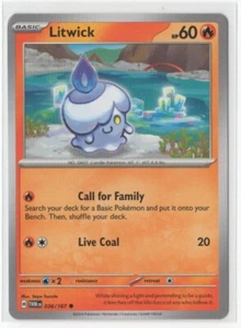Pokemon Twilight Masquerade - 036/167 Litwick - Picture 1 of 1