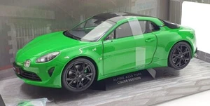 Solido 1/18 Scale Diecast S1801610 - 2021 Alpine A110 Pure - Garden Green - Picture 1 of 5
