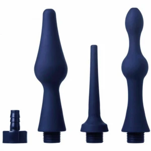 Clean Stream Universal Cleansing Tips Uniquely Shaped Attachments Anal Douche  - Picture 1 of 3