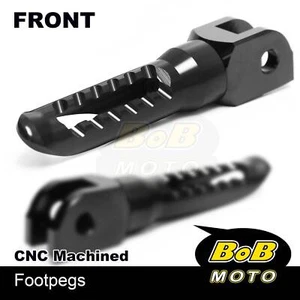 BOB CNC Front Rider Foot Pegs BLACK For Ducati 996 /S/R All Year - Picture 1 of 7