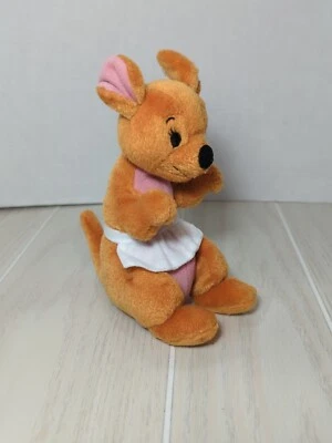 Mattel Disney Winnie the Pooh Kanga Mamá Canguro usa delantal pequeño bolso de frijoles peluche Foto 1 de 4