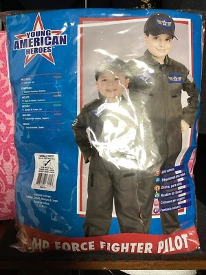 Young American Heroes, Air Force Fighter Pilot Costume, Size Small, Ages 3-4yrs - Image 1 of 4