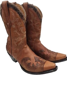 Old Gringo Damen Yippee Ki Yay braun Leder halbhohe Westernstiefel 8,5 - Bild 1 von 6