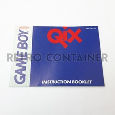 Nintendo Game Boy-Qix-Instruction Booklet Manual