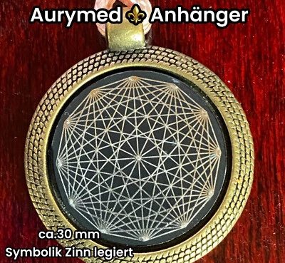 FIRMA AURYMED R.BOE-ERF Anhänger 432Hz Radionik Frequenz Coin Lakhovsyk Spule Yantra Bifilar Tesla Wicca