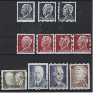 v6063 Schweden/ Adel MiNr 779/78 + 780 3-er + 786/89 o - Imagen 1 de 1