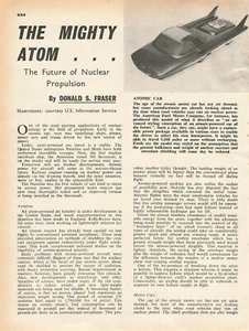 Locomotoras de aviación The Future of Nuclear Propulsion 1959 coche atómico - Imagen 1 de 2
