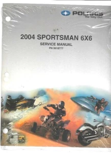 2004 Polaris Sportsman 6x6 Service Manual 9918777 New - Picture 1 of 2