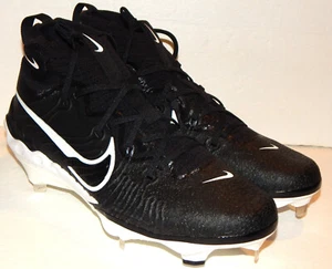 Nike Alpha Huarache NXT Herren Baseball Stollen Größe 9,5 DJ6517-001 schwarz/weiß - Bild 1 von 8
