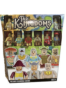 Blokko Far Kingdoms 8 Mini Figures Legends Heroes Assortment Set New In Package