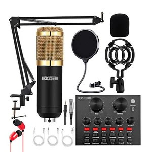5Core Recording Microphone Podcast Bundle Professional Condenser Mic Kit - Picture 1 of 14