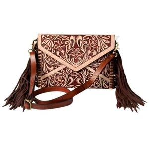 Bolso de cuero sobre The Mandy American Darling de cuero hecho a mano - Imagen 1 de 5