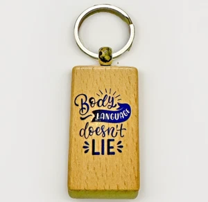 Llaveros de madera con diferentes dichos-divertidos, motivacionales, vida unisex - Imagen 1 de 48