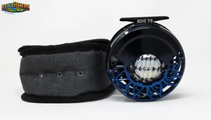 Abel Rove 7/9 Black/Blue Fade Striper Drag Knob Black Handle 7-9wt Fly Reel - Picture 1 of 3
