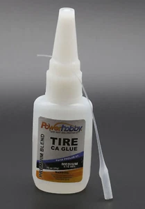 NUEVO Powerhobby Premium Blend RC CA pegamento para neumáticos con punta mediana 0,75 oz - Imagen 1 de 4