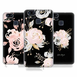 NATURE MAGICK ROSE GOLD GLITTER NIGHT ROSES GEL CASE FOR ASUS ZENFONE PHONES - Picture 1 of 7