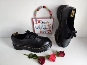 Dr Martens buttero Holly platform chunky quad sole shoes 1461 UK8 EU42 US10 - Picture 1 of 14