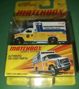 Matchbox Lesney Limited Edition Ford E-350 Ambulance Boone County FACTORY SEALED - Picture 1 of 3