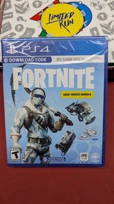 Nuovo! Fortnite Deep Freeze Bundle DLC PACK Sony PlayStation 4 PS4 sigillato NUOVO - Immagine 1 di 2