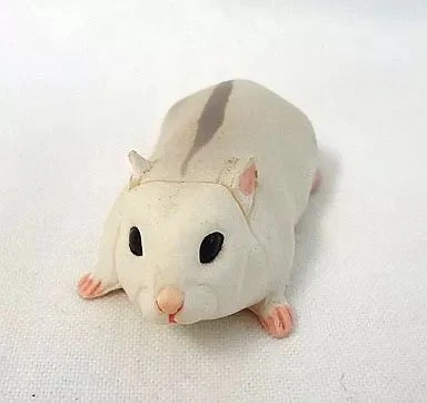 Juguete Mini Figura 048 P24-B Hámster Húngaro Blanco "Huevo de Chocolate... - Imagen 1 de 1