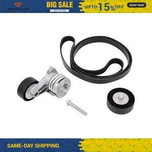 Serpentine Drive Belt + Tensioner For BMW 325xi 2006 E90 New 11288624196 w/ Bolt - Foto 1 di 9