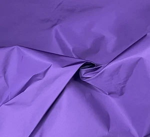 "Tela de tafetán púrpura 100 % seda 54"" de ancho vendida por yarda" - Imagen 1 de 2