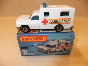 Matchbox Superfast No. 41 Ambulance 1977 - Picture 1 of 8