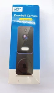 wireless video doorbell camera 1080p 2.4Ghz wifi human detection Real time alert - Picture 1 of 3