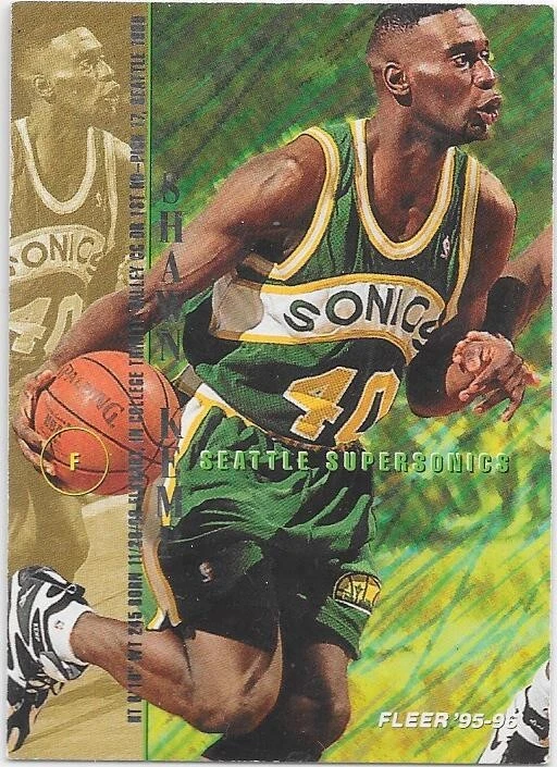 Carte Fleer 1995/96 - Shawn Kemp - N°177 - Photo 1/1