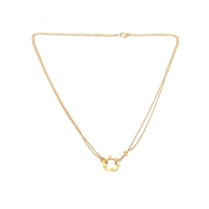 CARTIER Love Kreis Diamant Collier Zubehör Kleinteile Collier K18 Pi... - Bild 1 von 11