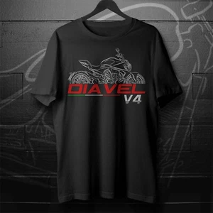 Ducati Diavel V4 2023-2024 - Motorcycle T-Shirt for Riders - Picture 1 of 4