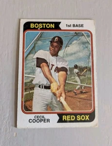 Cecil Cooper 1974 Topps #523 VG Boston Red Sox - Picture 1 of 2