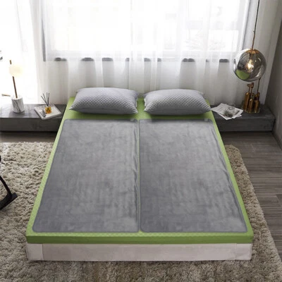 IDEAL-HOMESTYLE Electric Heated Fleece Blanket Large Sherpa Soft Warm Under Sofa Bed Throw