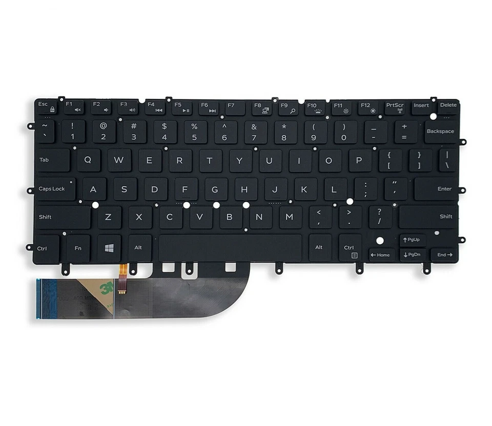 Teclado retroiluminado original dos EUA para Dell XPS 13 9360 - Imagem 1 de 1