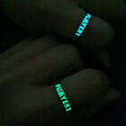 Leuchtender Ring für Paar im Dunkeln leuchtend verstellbar Mode Ring Schmuck