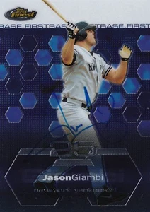 JASON GIAMBI SIGNED AUTO'D 2003 TOPPS FINEST CARD #30 NEW YORK YANKEES ATHLETICS - Picture 1 of 3