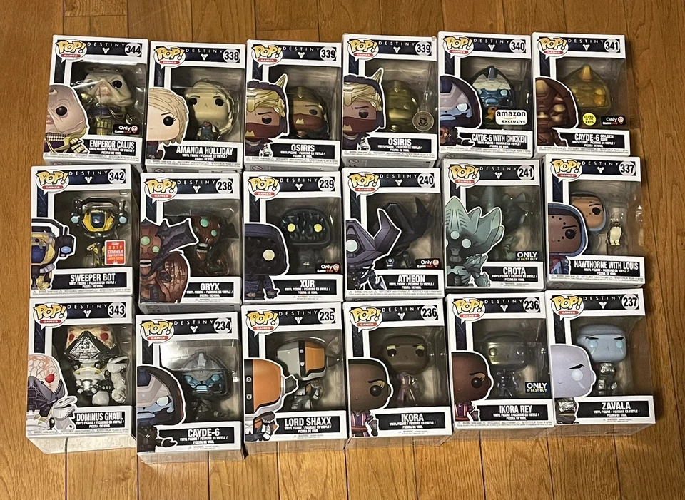 ¡LOTE DESTINY FUNKO POP! (18 POPS) COLECCIÓN COMPLETA (excepto Crota Chase) Foto 1 de 3